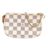 Louis Vuitton Vintage Pre-owned Tyg louis-vuitton-vskor Beige, Dam