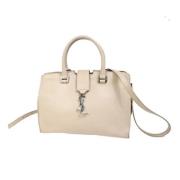 Yves Saint Laurent Vintage Pre-owned Laeder handvskor Beige, Dam