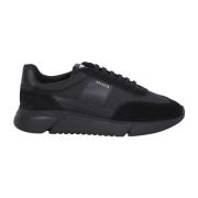 Axel Arigato Svarta Sneakers med Mockadetaljer Black, Herr