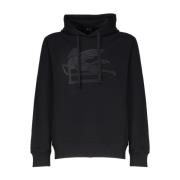 Etro Hoodies Black, Herr