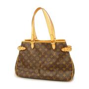 Louis Vuitton Vintage Pre-owned Tyg louis-vuitton-vskor Brown, Dam