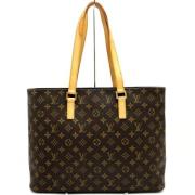 Louis Vuitton Vintage Pre-owned Canvas louis-vuitton-vskor Brown, Dam