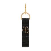 Anine Bing Monogram Cruise Key Tillbehör Svart Black, Unisex