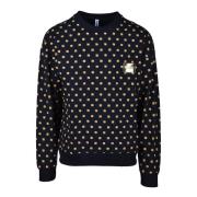 Moschino Simma Sweatshirt med Bomull och Elastan Multicolor, Herr