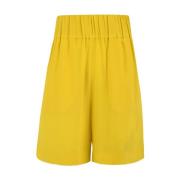 Aspesi Avslappnad stil damshorts modell Narciso Yellow, Dam