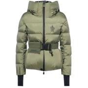 Moncler Grön Teknisk Nylon Pufferjacka Green, Dam