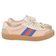 Gucci Vintage Pre-owned Laeder sneakers Pink, Dam