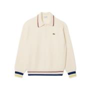 Lacoste R1T Pullover för Män Beige, Herr