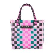 Marni Micro Korgväska med Rem Multicolor, Dam