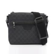 Gucci Vintage Pre-owned Canvas crossbodyvskor Black, Herr