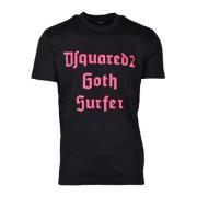 Dsquared2 Bomull T-shirt Black, Herr