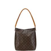 Louis Vuitton Vintage Pre-owned Canvas handvskor Brown, Dam