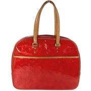 Louis Vuitton Vintage Pre-owned Tyg louis-vuitton-vskor Red, Dam