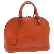 Louis Vuitton Vintage Pre-owned Laeder handvskor Orange, Dam