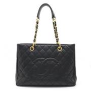 Chanel Vintage Pre-owned Laeder chanel-vskor Black, Dam