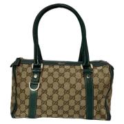 Gucci Vintage Pre-owned Canvas gucci-vskor Brown, Dam