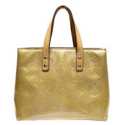 Louis Vuitton Vintage Pre-owned Laeder handvskor Yellow, Dam