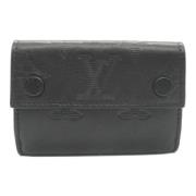 Louis Vuitton Vintage Pre-owned Laeder plnbcker Black, Dam