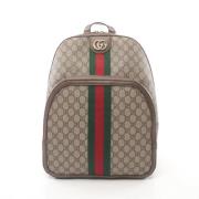 Gucci Vintage Pre-owned Canvas ryggsckar Beige, Dam