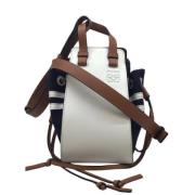 Loewe Pre-owned Pre-owned Canvas axelremsvskor Brown, Dam