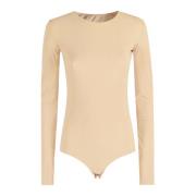 MM6 Maison Margiela Stilfull Bodywear för daglig bekvämlighet Beige, D...