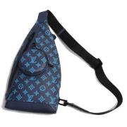 Louis Vuitton Vintage Pre-owned Laeder louis-vuitton-vskor Blue, Dam