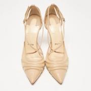 Christian Louboutin Pre-owned Pre-owned Laeder klackskor Beige, Dam