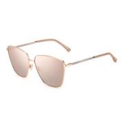 Jimmy Choo Rosa Metall Solglasögon Multicolor, Dam