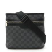 Louis Vuitton Vintage Pre-owned Canvas crossbodyvskor Black, Dam