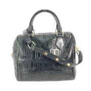 Louis Vuitton Vintage Pre-owned Tyg louis-vuitton-vskor Black, Dam