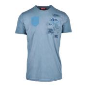 Diesel Bomull T-shirt Blue, Herr