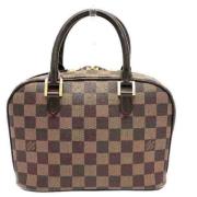 Louis Vuitton Vintage Pre-owned Tyg handvskor Brown, Dam