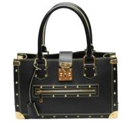 Louis Vuitton Vintage Pre-owned Tyg louis-vuitton-vskor Black, Dam