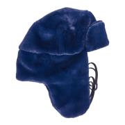 PS By Paul Smith Blå Ushanka Hatt Damaccessoarer Blue, Dam