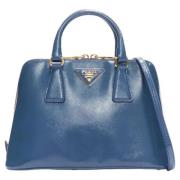 Prada Vintage Pre-owned Laeder prada-vskor Blue, Dam