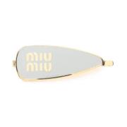 Miu Miu Pre-owned Pre-owned Metall hrspnnen Yellow, Dam