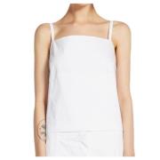 Sportmax Justerbar Rem Bomullstopp White, Dam