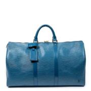 Louis Vuitton Vintage Pre-owned Laeder louis-vuitton-vskor Blue, Dam