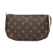 Louis Vuitton Vintage Pre-owned Canvas kuvertvskor Brown, Dam