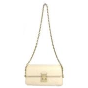 Louis Vuitton Vintage Pre-owned Tyg louis-vuitton-vskor Beige, Dam