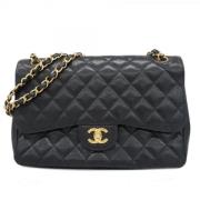 Chanel Vintage Pre-owned Laeder chanel-vskor Black, Dam