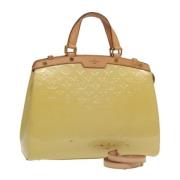 Louis Vuitton Vintage Pre-owned Laeder louis-vuitton-vskor Beige, Dam