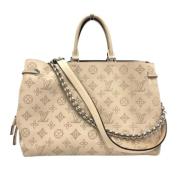 Louis Vuitton Vintage Pre-owned Tyg louis-vuitton-vskor Beige, Dam