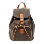 Celine Vintage Pre-owned Canvas ryggsckar Brown, Dam