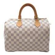 Louis Vuitton Vintage Pre-owned Canvas louis-vuitton-vskor White, Dam