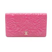 Chanel Vintage Pre-owned Laeder plnbcker Pink, Dam