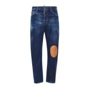 Dsquared2 Denim Jeans med Distressed Effekt Blue, Herr