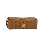 MCM Pre-owned Pre-owned Tyg kuvertvskor Brown, Dam