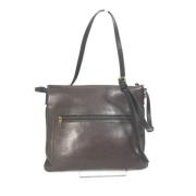 Louis Vuitton Vintage Pre-owned Laeder axelremsvskor Brown, Dam