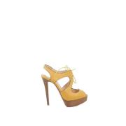 Christian Louboutin Pre-owned Pre-owned Laeder klackskor Yellow, Dam